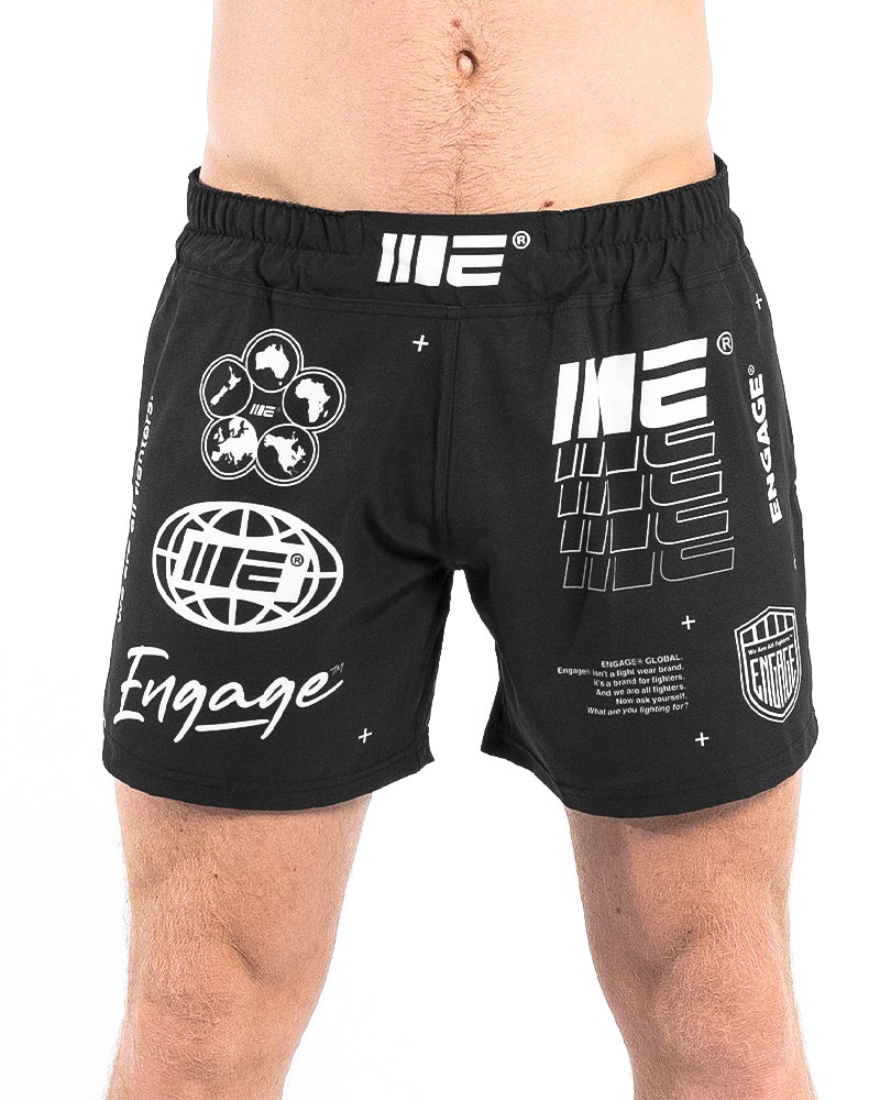 Engage Billboard MMA Hybrid Shorts - Black - Image 6