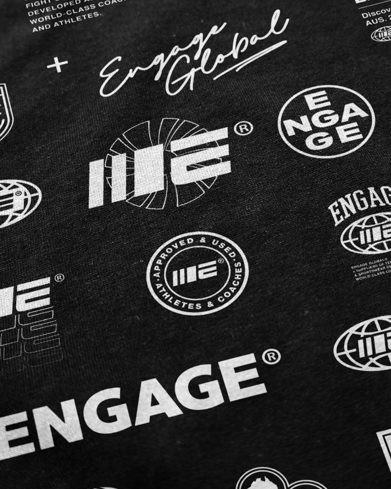 Engage Billboard Oversized T-Shirt (Black) - Image 5