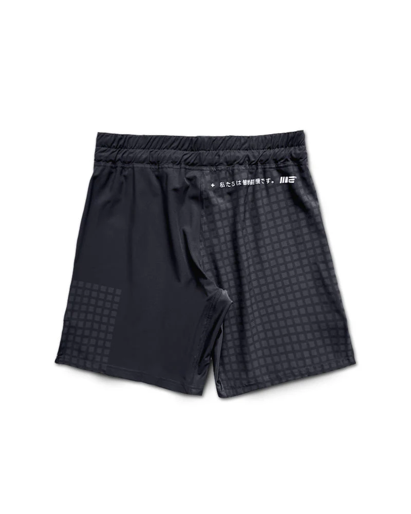 Grid Tech (Black) MMA Grappling Shorts - Image 3