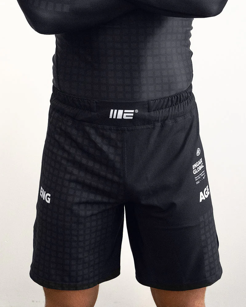 Grid Tech (Black) MMA Grappling Shorts - Image 4