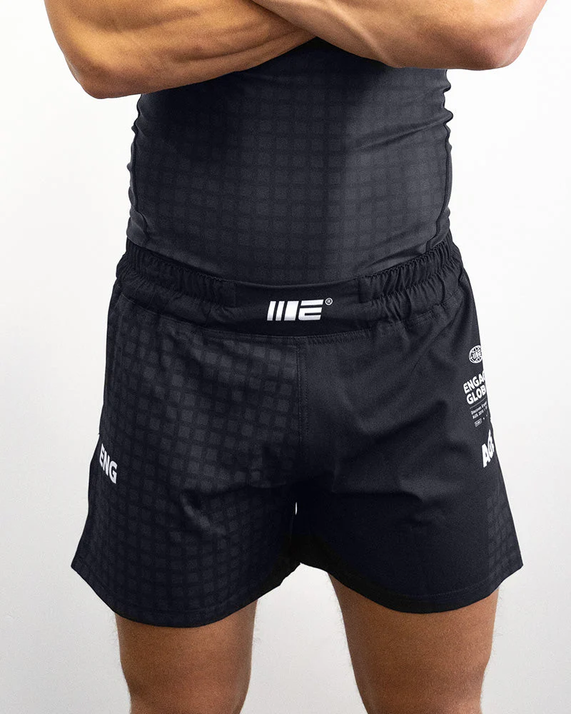 Grid Tech (Black) MMA Hybrid Shorts - Image 4