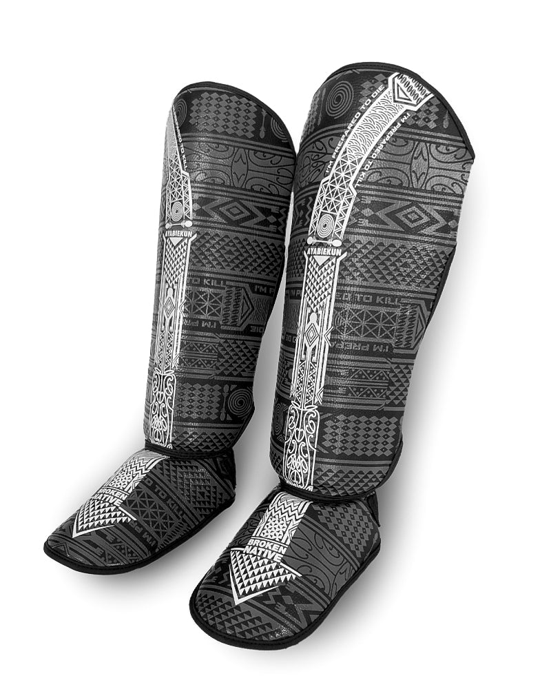 Israel Adesanya The Last Stylebender BN Shin Guards - Image 4